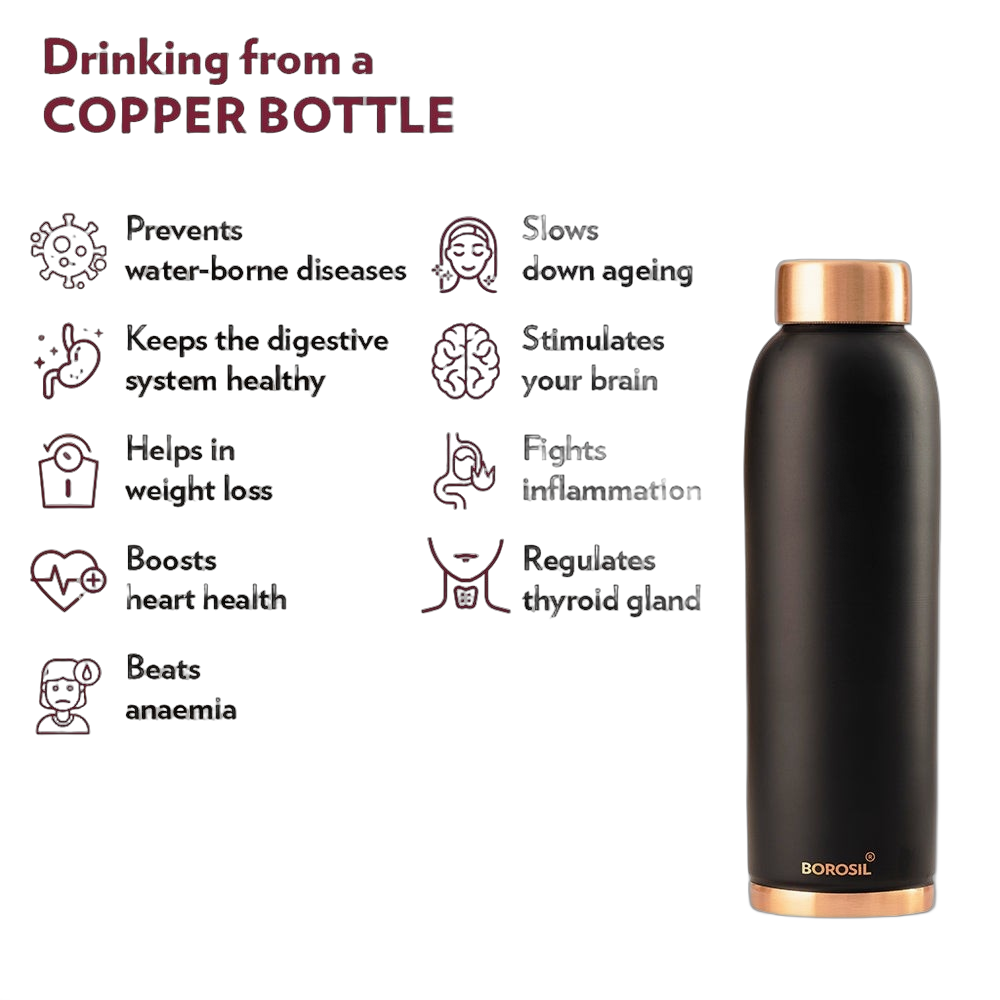 Borosil Eco Copper Bottle