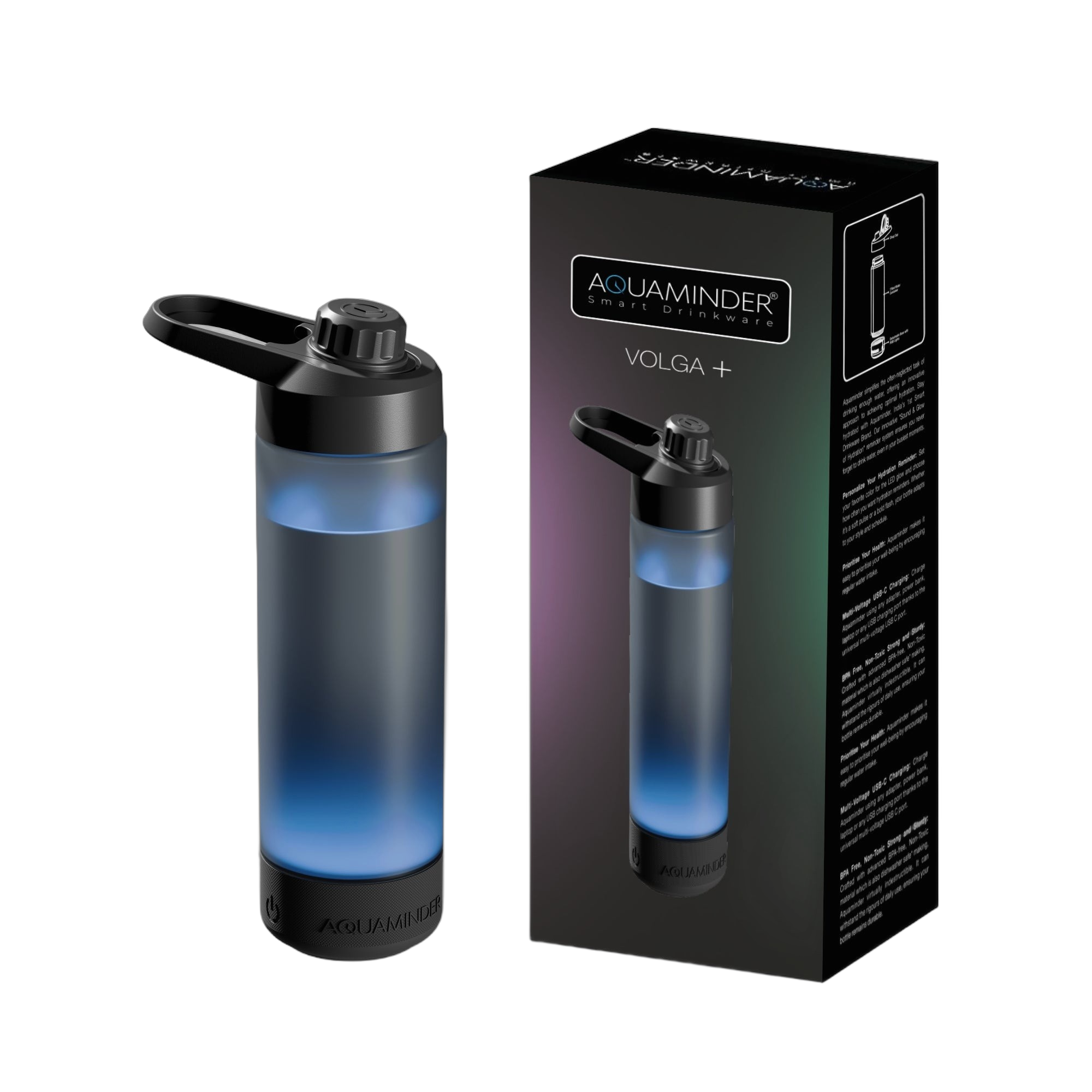 Aquaminder Volga+ Smart Water Bottle