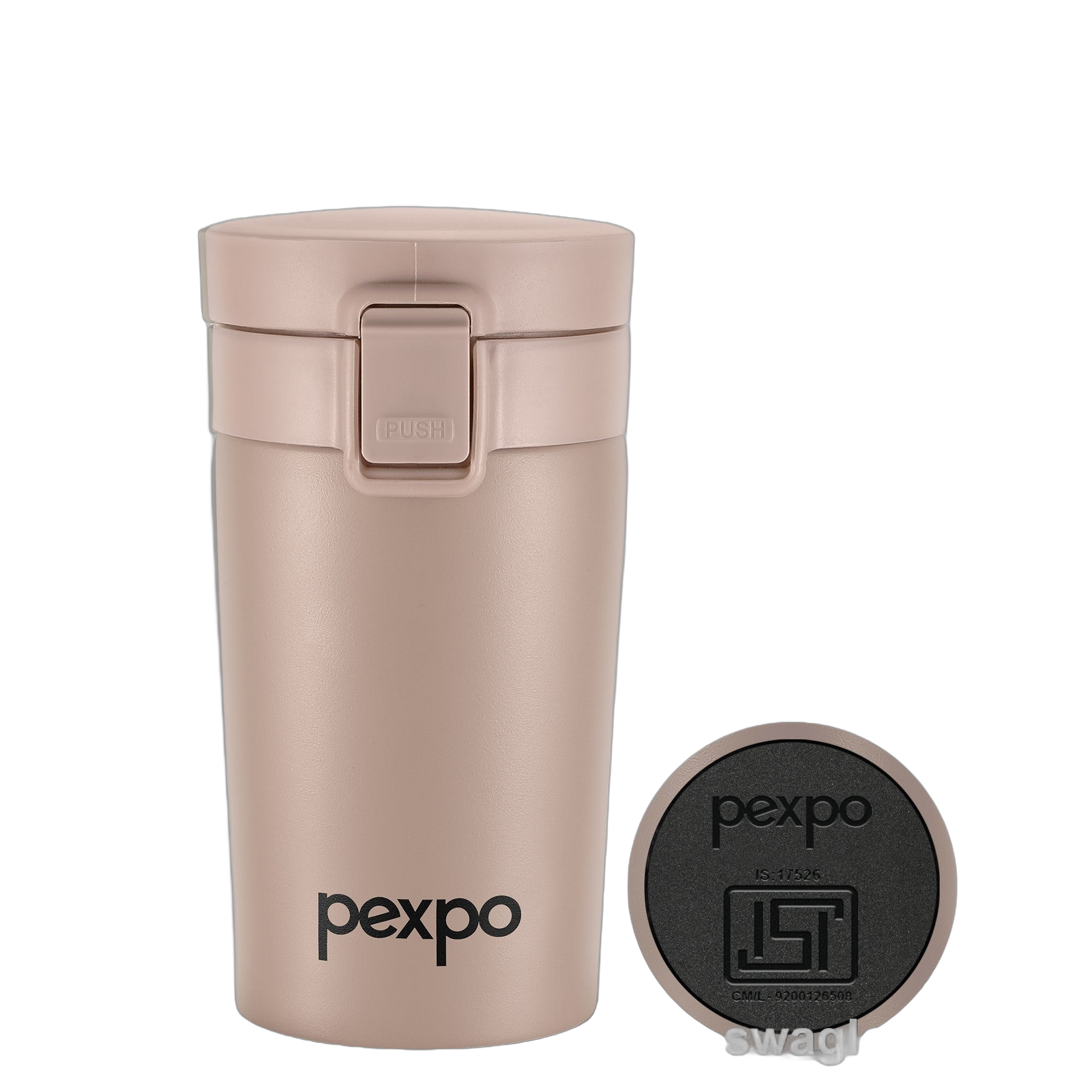 Pexpo Cocoa Thermo Steel Tumbler